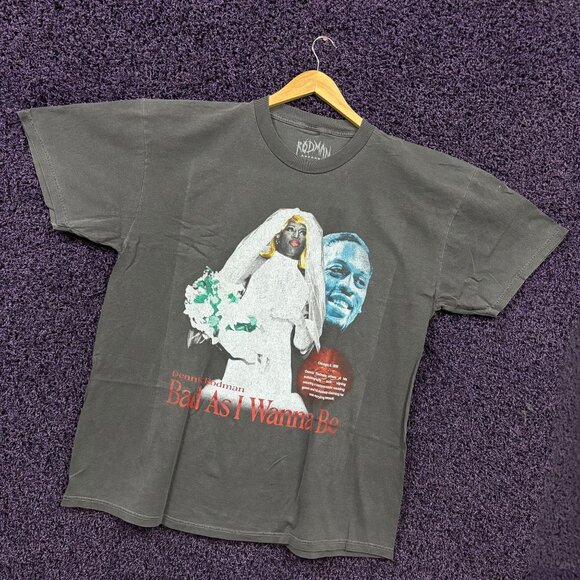 Dennis Rodman Bad As I Wanna Be T-Shirt Size Extra Large - Picture 3 of 5